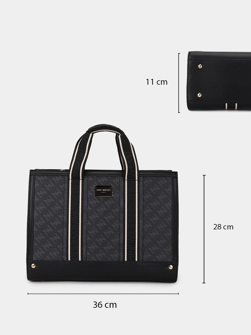 Prague Luxury Black London Handbag