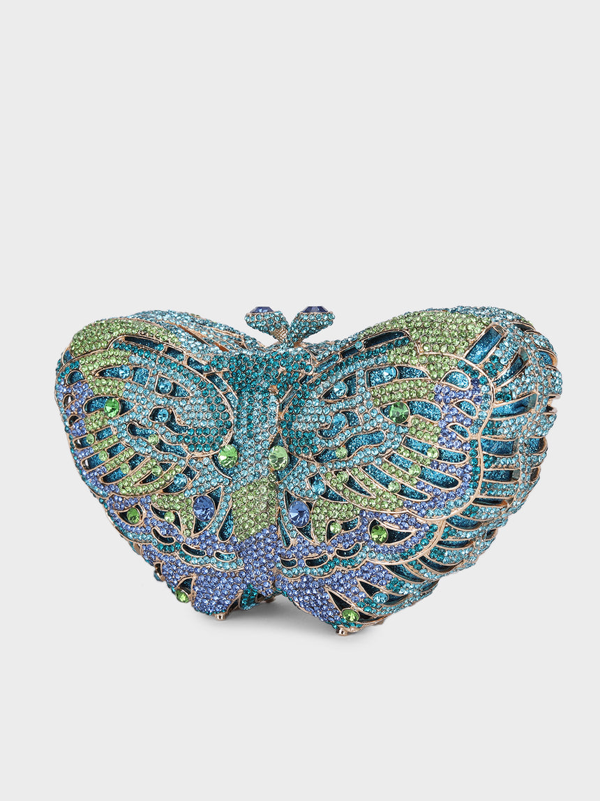 Butterfly Multicolor Clutch