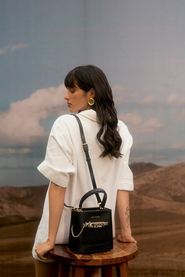 Blair Luxury Black London Handbag