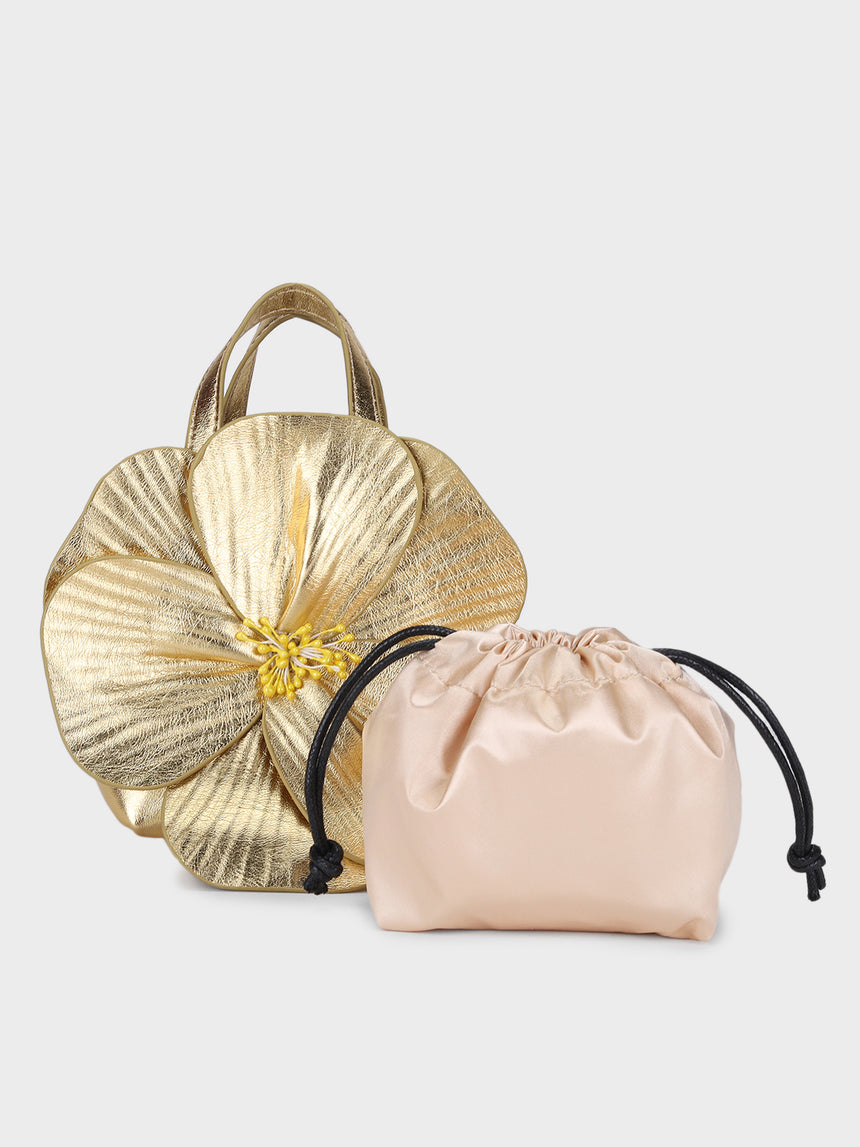 Maryjane Golden Handbag