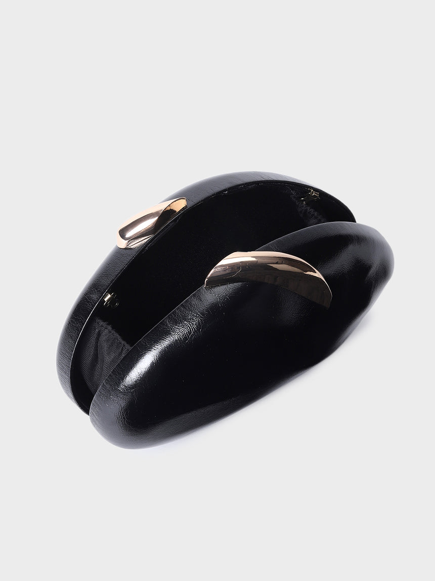 Margaret Black Clutch