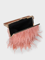 Feather Pink Clutch