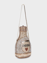 Champagne Multicolor Clutch