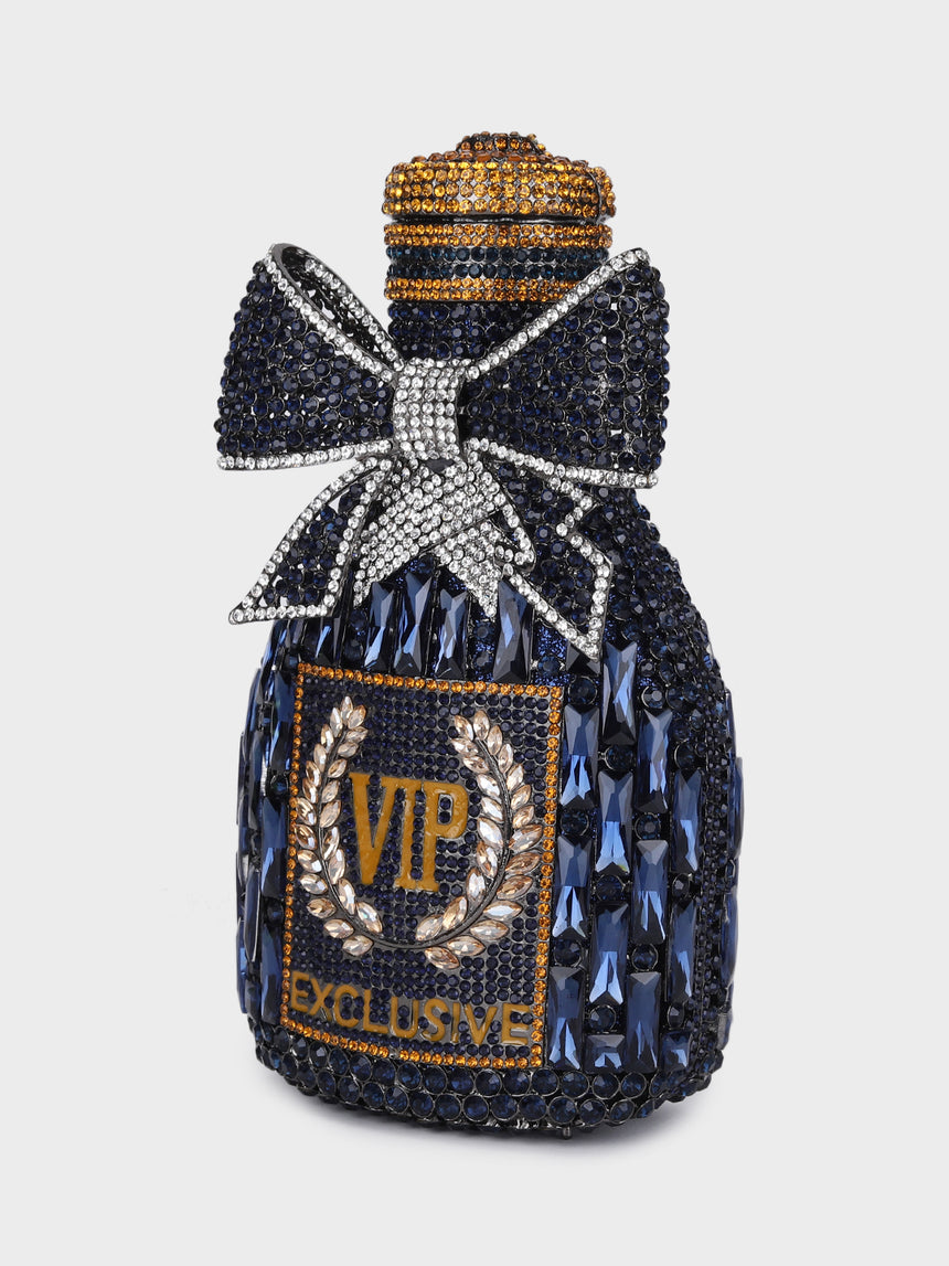 Champagne Vip Multicolor Clutch