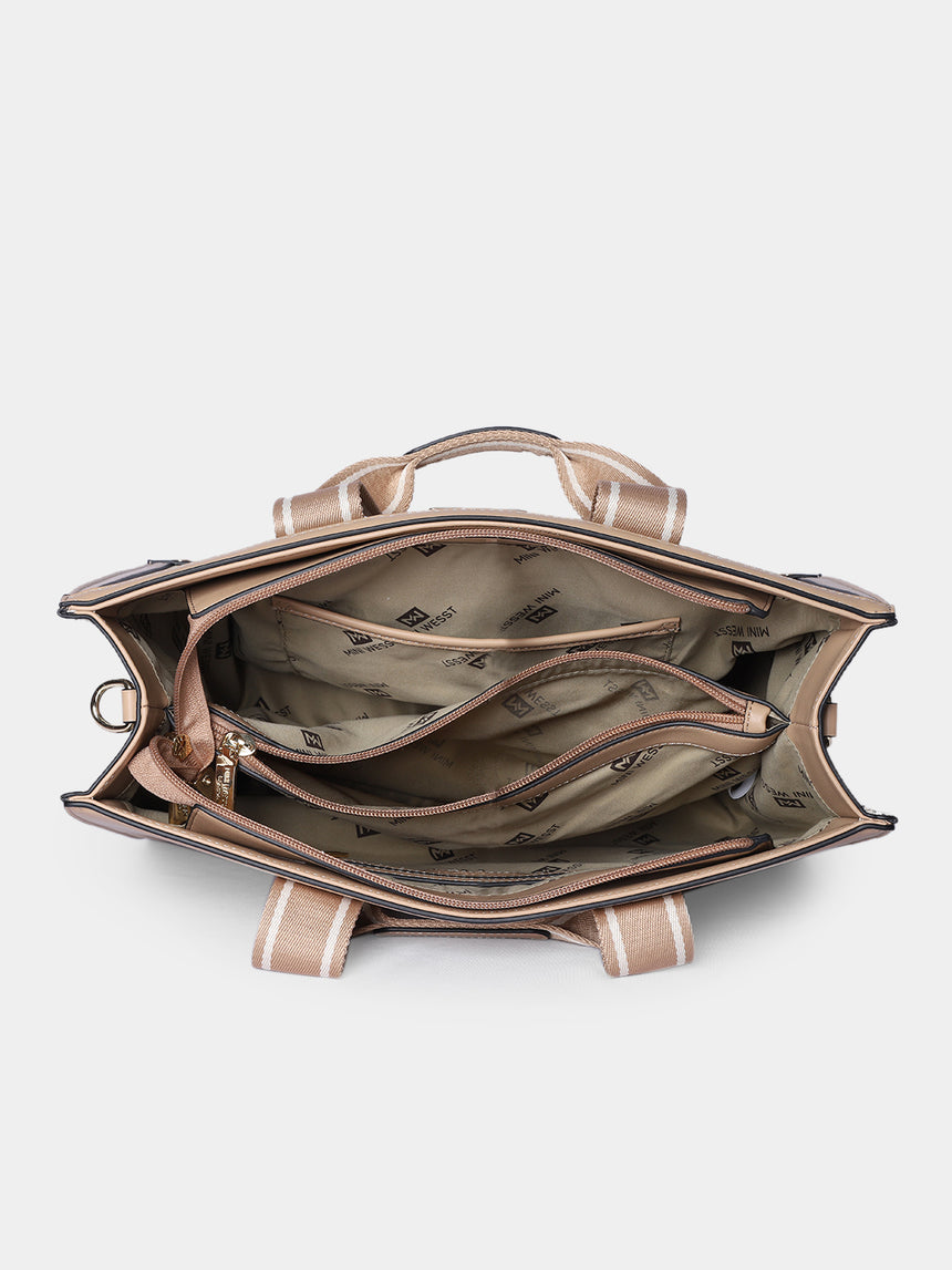 Prague Luxury Beige London Handbag