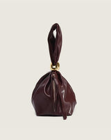 Maroon Judith Handheld Clutch