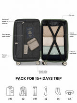 MW London 2.0 Set of 2 Luggage(Medium + Large)