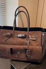 Hugo Jumbo Brown Tote
