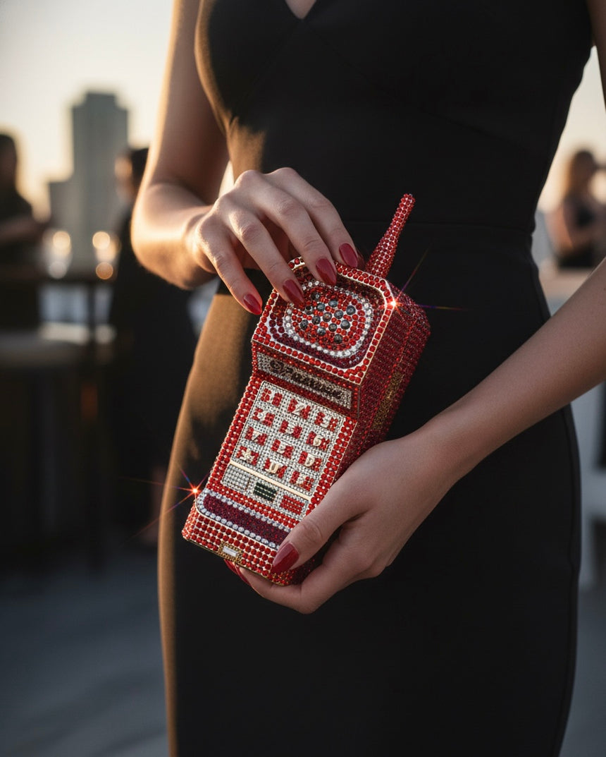 Phone Multicoloured Clutch