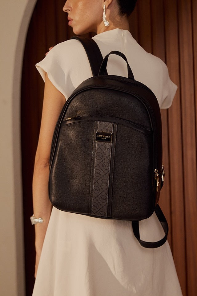Noha Luxury Black London Backpack