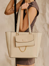 Buckingham White London Tote