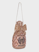 Champagne Vip Multicolor Clutch