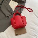 Barbara Red Bucket Handbag