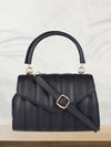 Women's Black Handheld Bag