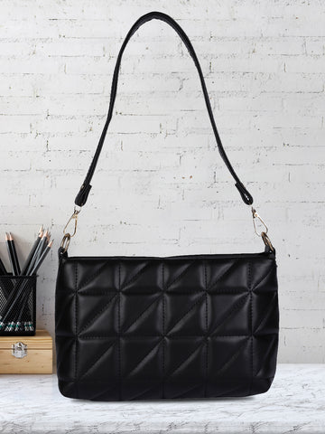 Women's Black Shoulder & Sling Bag Both