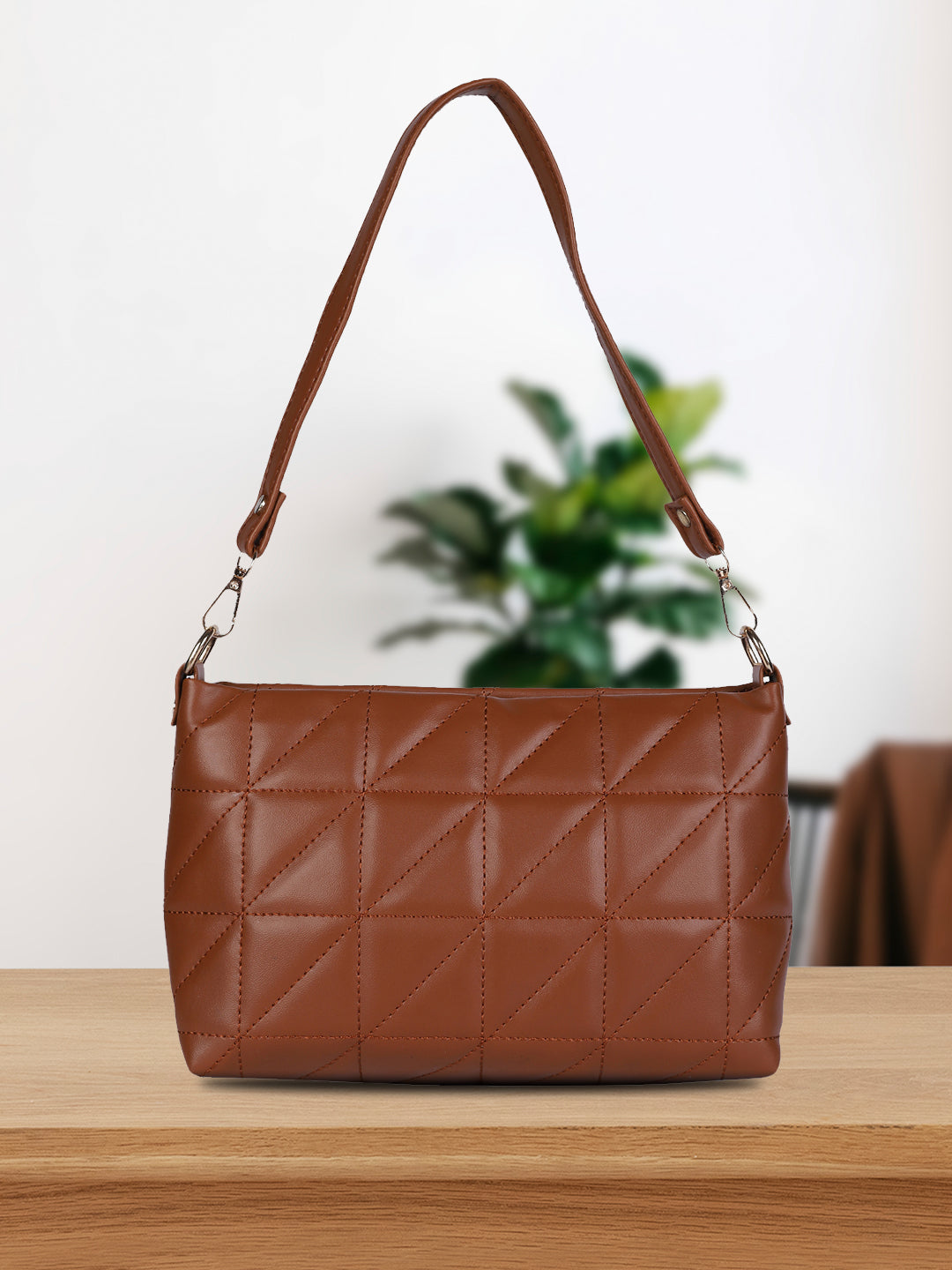 Women's Brown Shoulder & Sling Bag Both