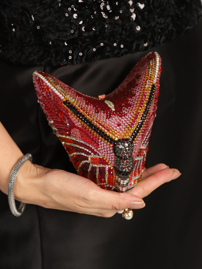 Butterfly Multicoloured Clutch