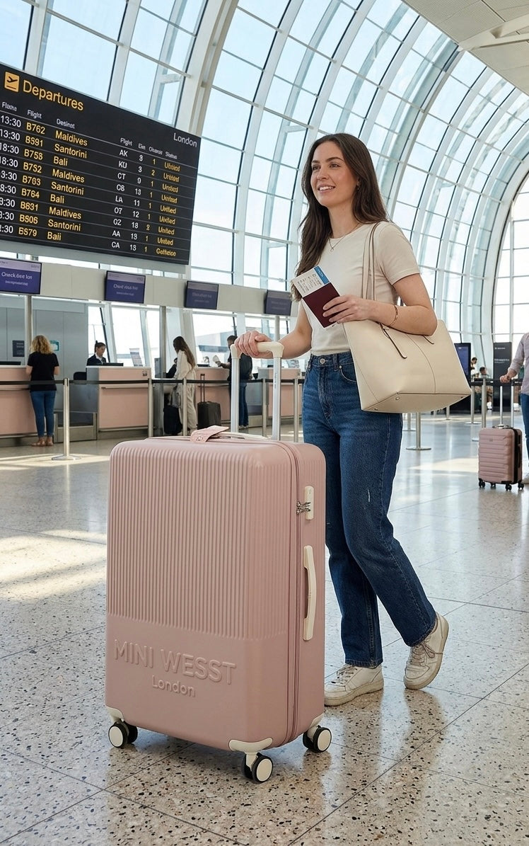 Mw London Pink Large Luggage