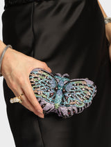 Butterfly Multicoloured Clutch