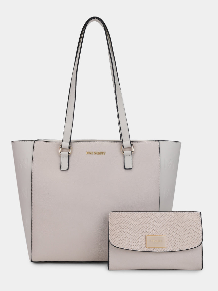 Buckingham White London Tote