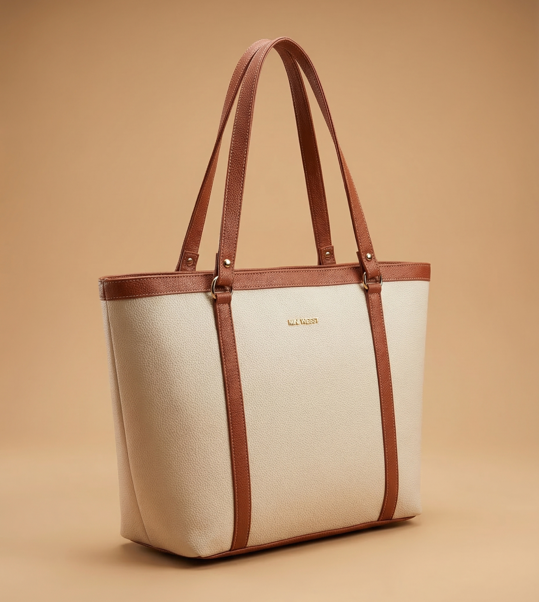 Jessica Beige Classic Tote Bag