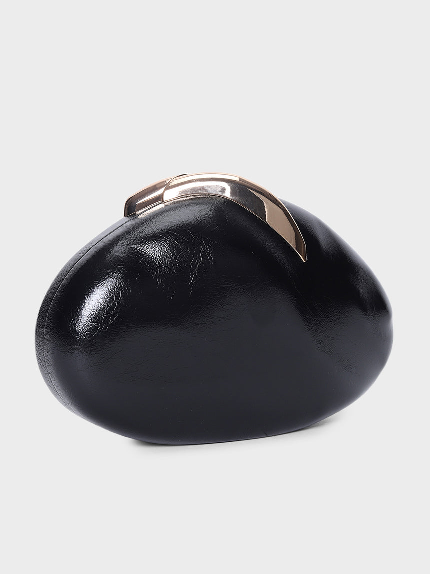 Margaret Black Clutch