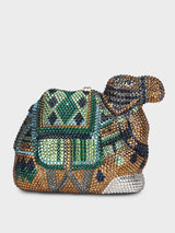 Camel Multicolor Clutch