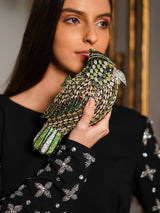 Parrot Multicolor Clutch