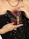 Butterfly Multicoloured Clutch