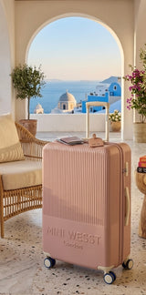 Mw London Pink Large Luggage