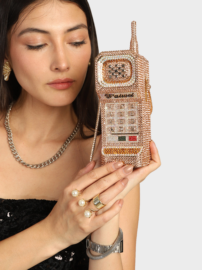 Phone Multicoloured Clutch