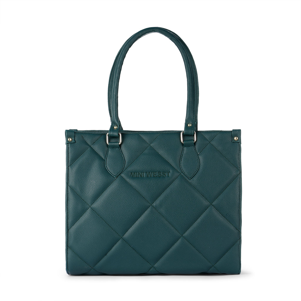 Times Square Newyork Green Tote