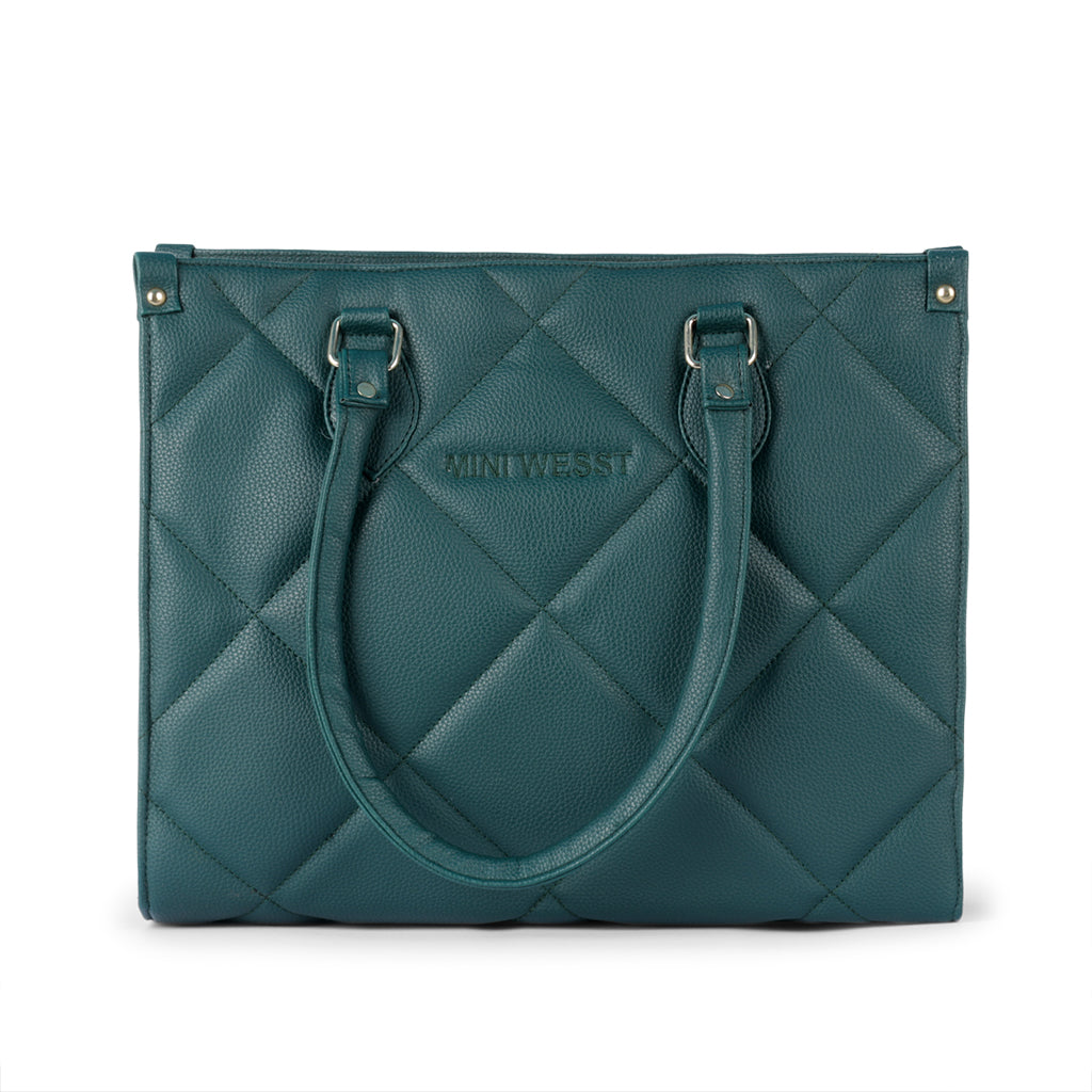 Times Square Newyork Green Tote