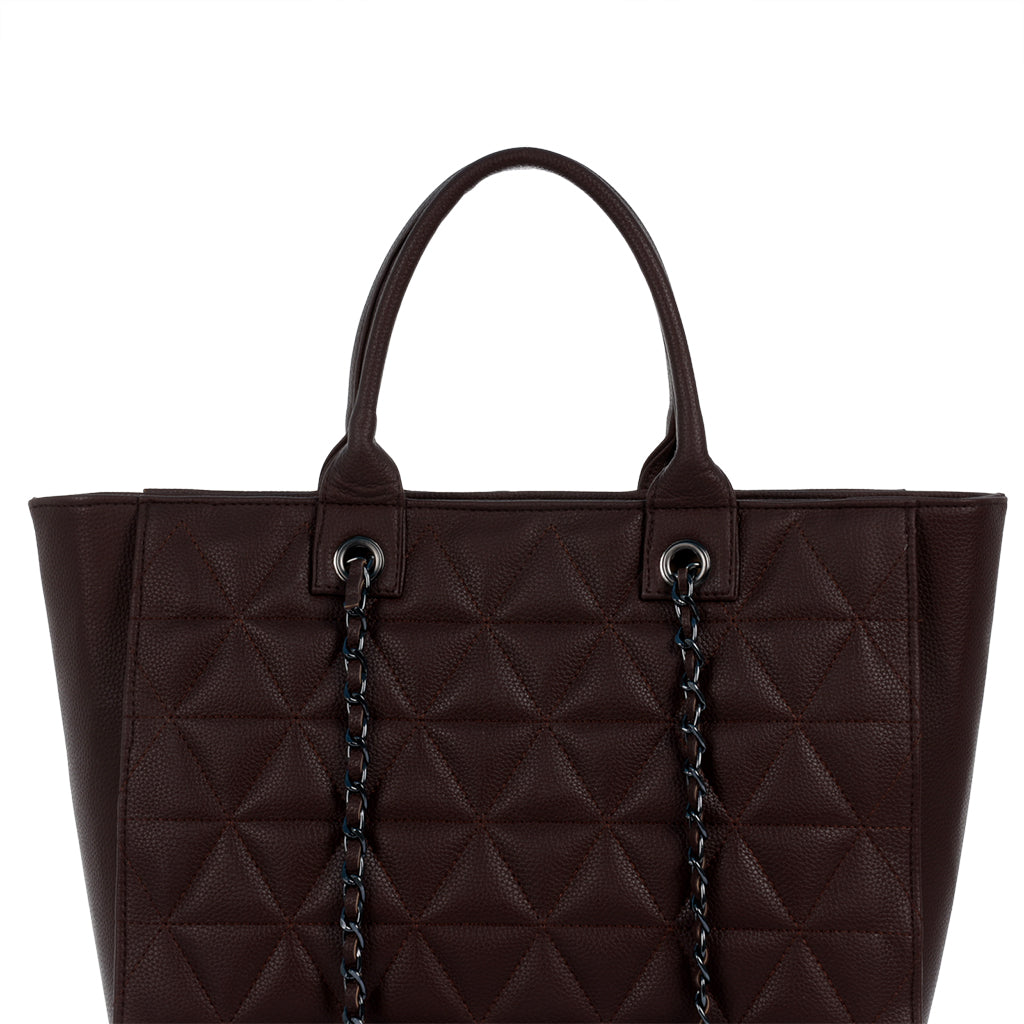 Hannah Montanna Signature Brown  Tote