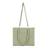 Times Square Newyork Lightgreen Tote