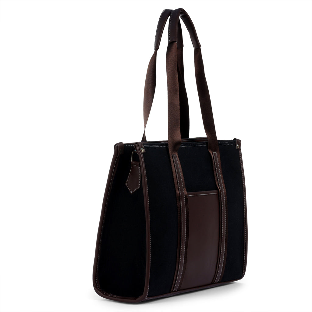 The Venice Canvas Tote With Pouch