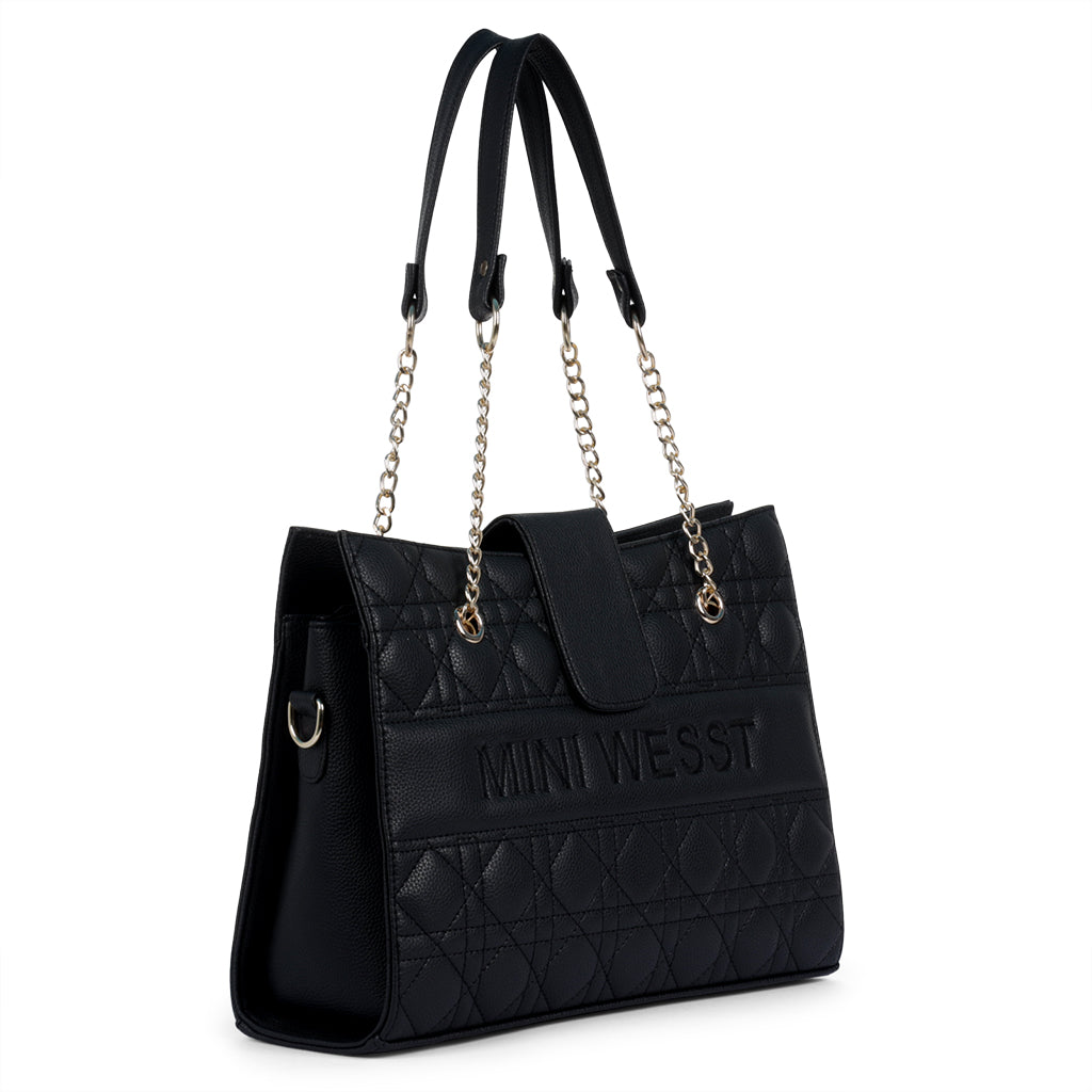 Mini Wesst Signature Black Tote