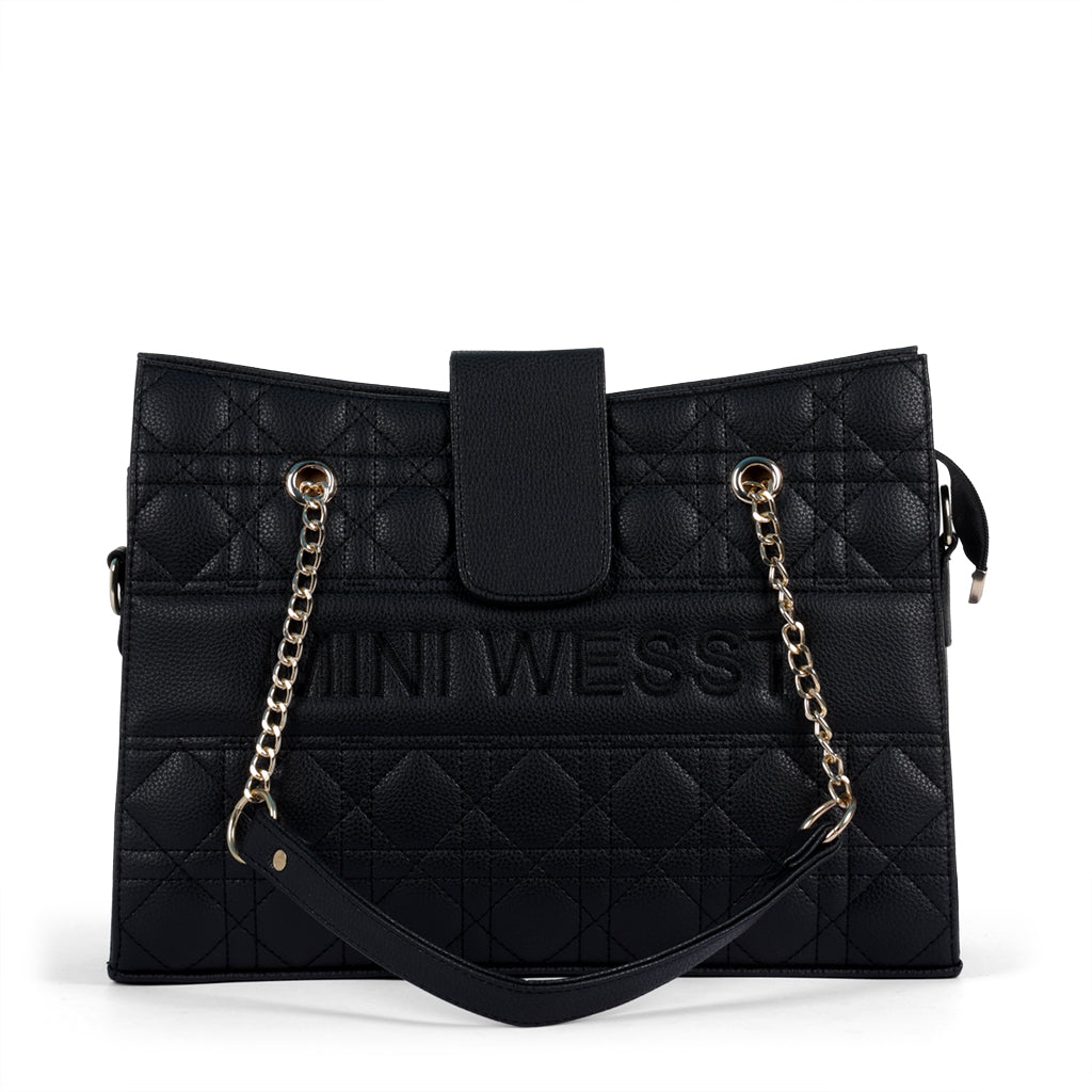 Mini Wesst Signature Black Tote