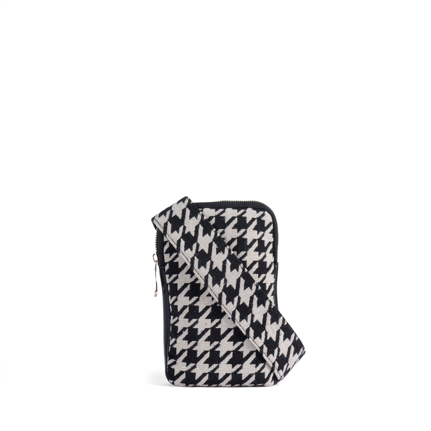 Houndstooth Mobile Sling Bag
