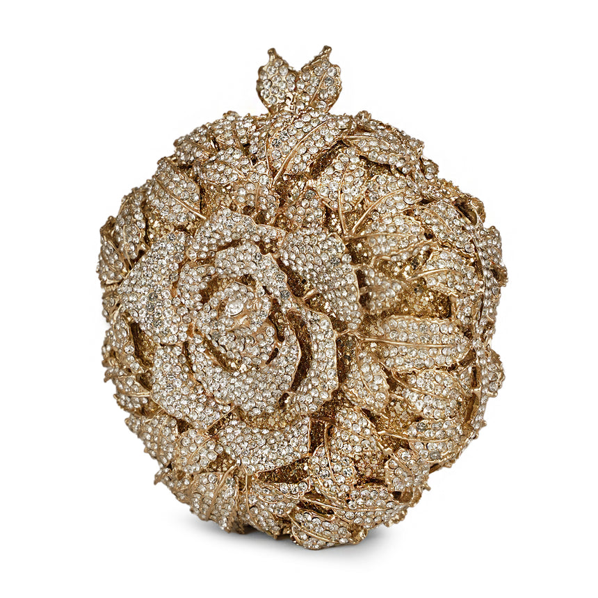 Floral Golden Clutch