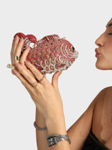 Fish Multicoloured Clutch