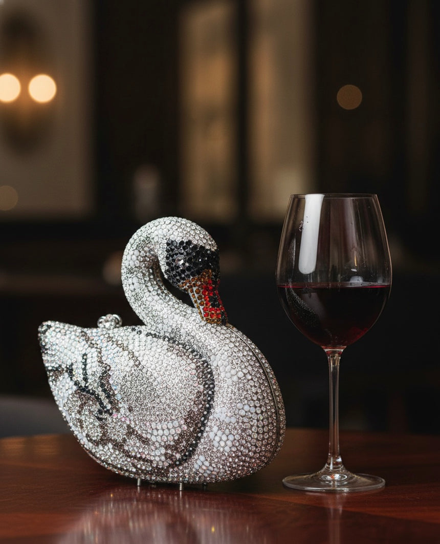 Swan Multicolor Clutch