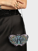 Butterfly Multicoloured Clutch