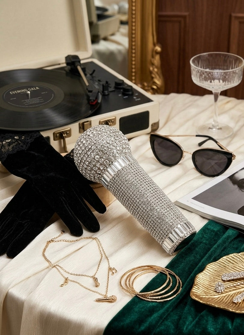 Karaoke Multicolor Clutch