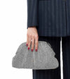 Edith Silver Clutch