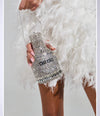 Champagne Multicolor Clutch