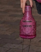 Champagne Multicolor Clutch