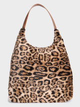 Leopard Trails Light Brown Handbag