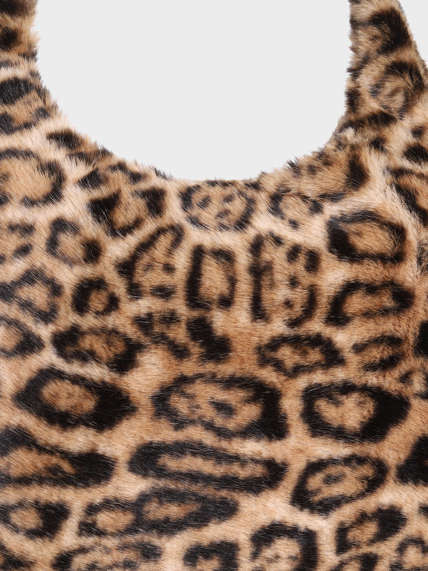 Leopard Trails Light Brown Handbag