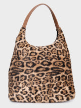 Leopard Trails Light Brown Handbag
